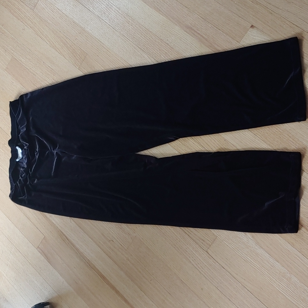 Vintage Henri Bendel black velvet pants sz 8